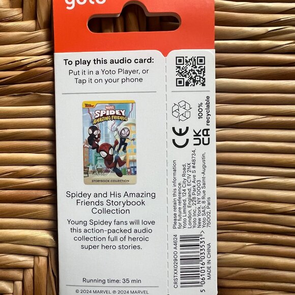Marvel: Spidey and His Amazing Friends Storybook Collection Yoto Card - Picture 2 of 2